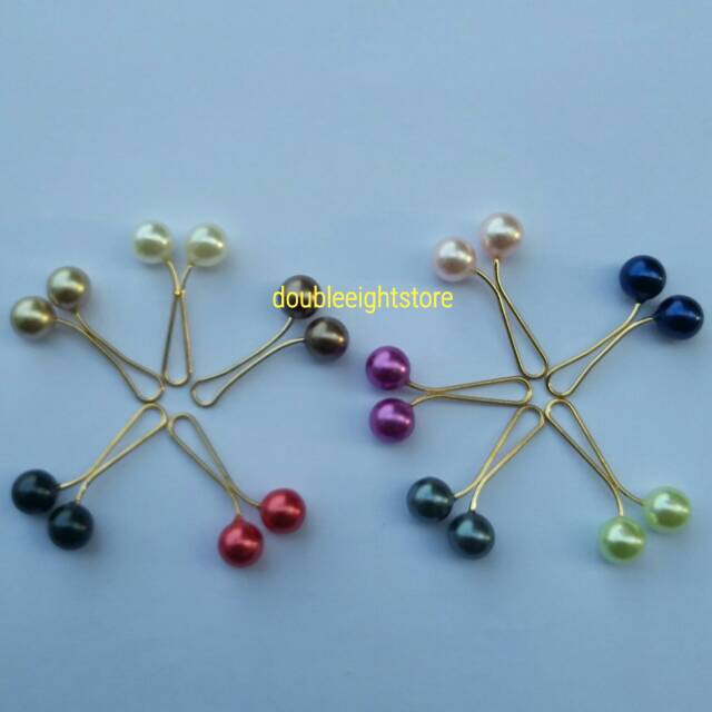 Klip Turki Pearl A001 | Turkey Turkish Jilbab Clip Hijab Penjepit Kerudung Pashmina