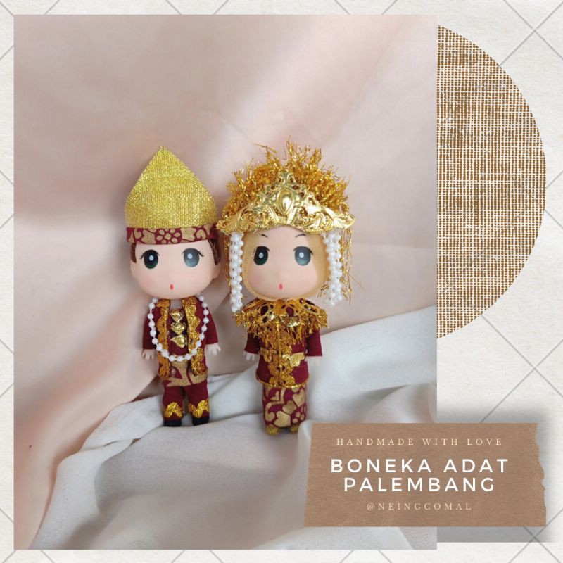Boneka Pengantin Adat Palembang | barbie dudung | boneka mahar