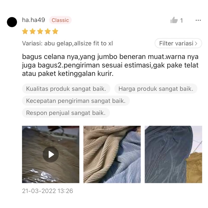 Celana Kulot Jumbo Plisket Lidi Kecil Premium Summer Highwaist Ribbon Pleated Cullotes Bawahan Wanita Termurah-6