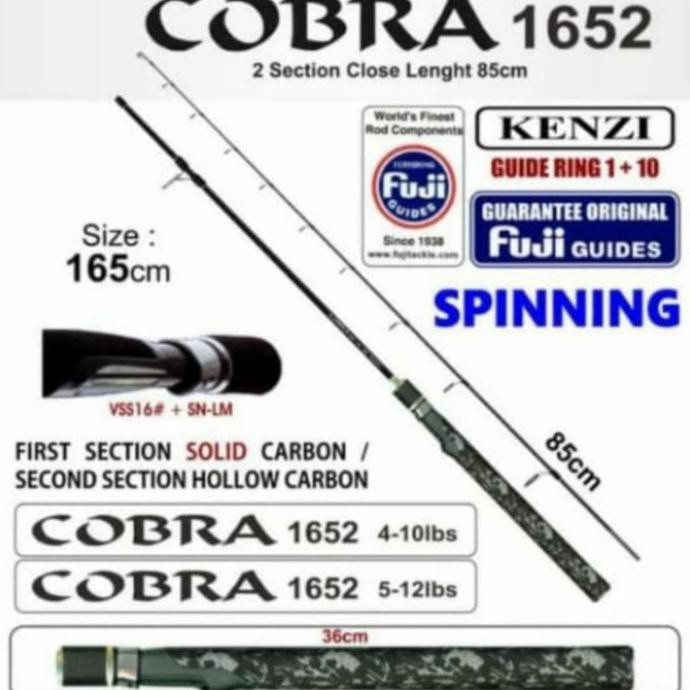Joran Kenzi Cobra 165 Cm Fuji - 5-12Lb