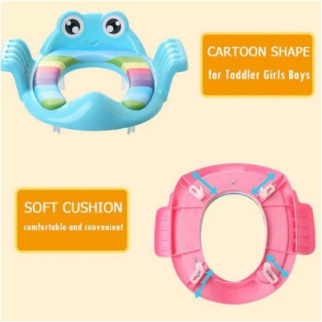 VnM020 | Portable Potty Seat Ring / Alas Duduk Toilet Training Anak / Baby Potty Training / Dudukan Toilet Anak / Perlengkapan Mandi Bayi