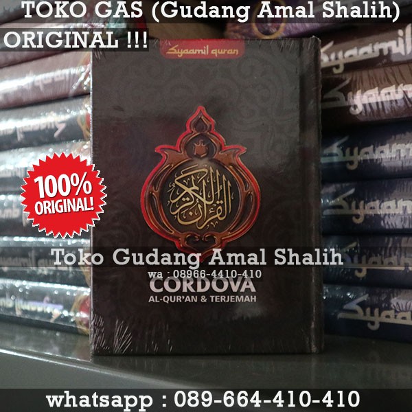 Al Quran Cordova Terjemah A6 Saku Syaamil Original