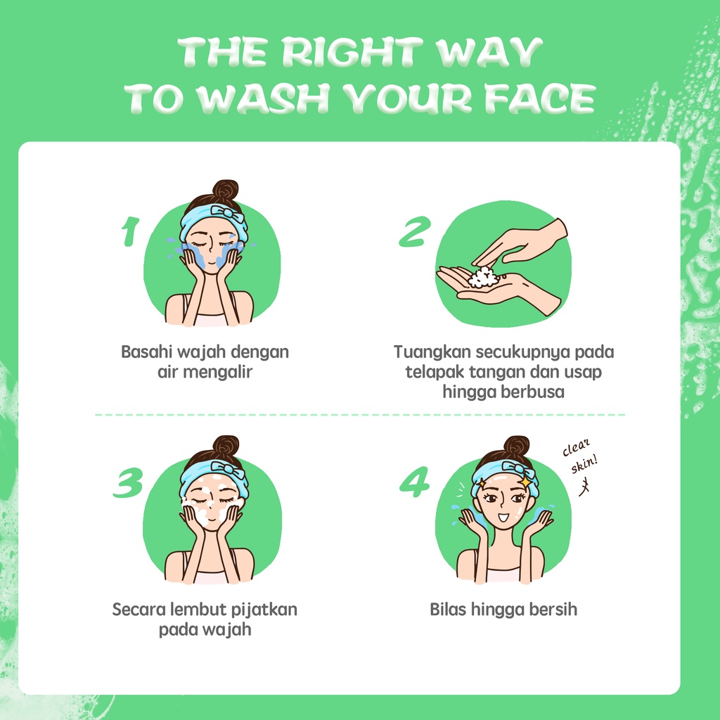 YOU Facial Wash Hy! Amino Anti Acne Sabun Cuci Muka Acnes Creamy Wash - CO