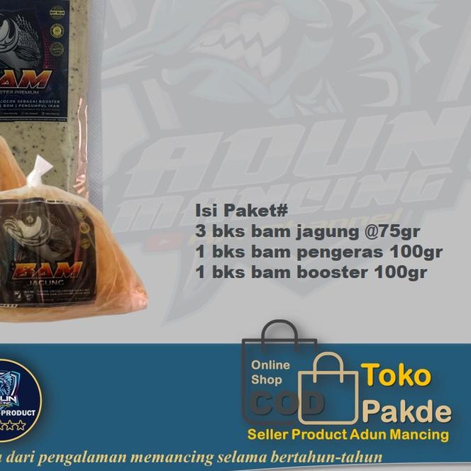 ❃ BAM Jagung paket Mini umpan ikan mas adun mancing ⅍