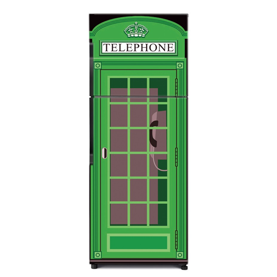 STIKER TELEPHON BOX KODE TA