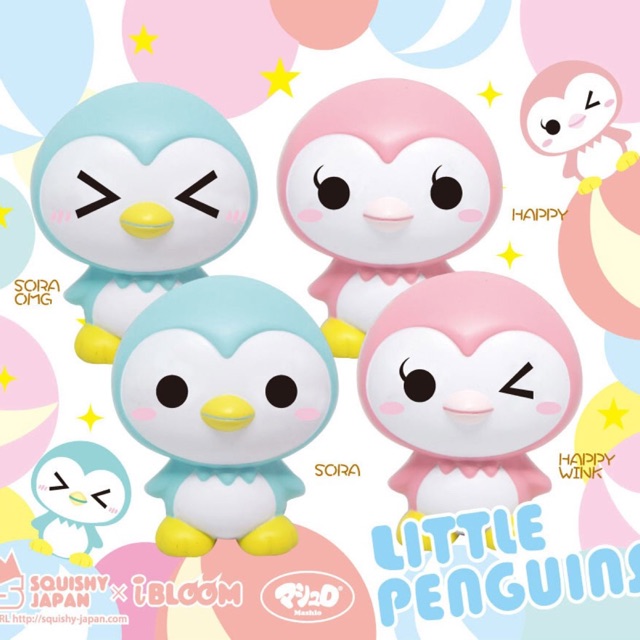 blue penguin squishy