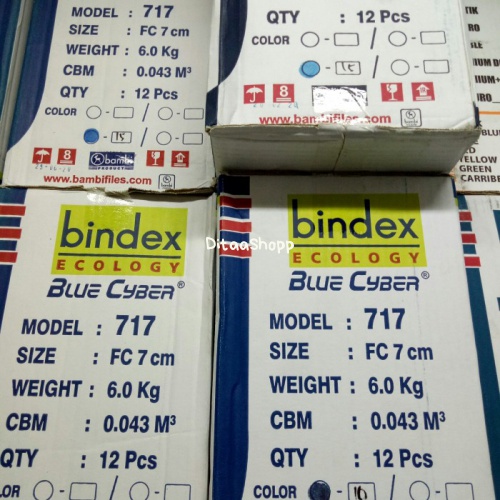 

Ordner Bindex Ecology Blue Cyber 717 Folio, 1 Lusin(Grab, Gojek) 025