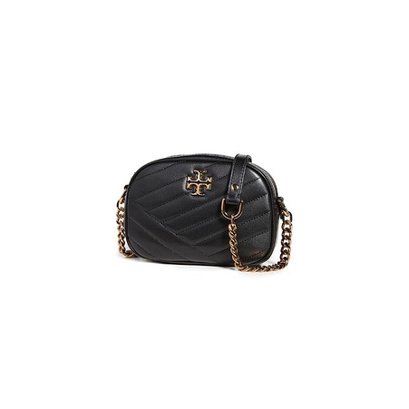 Tory Burch Kira Chevron Small Camera Bag Black