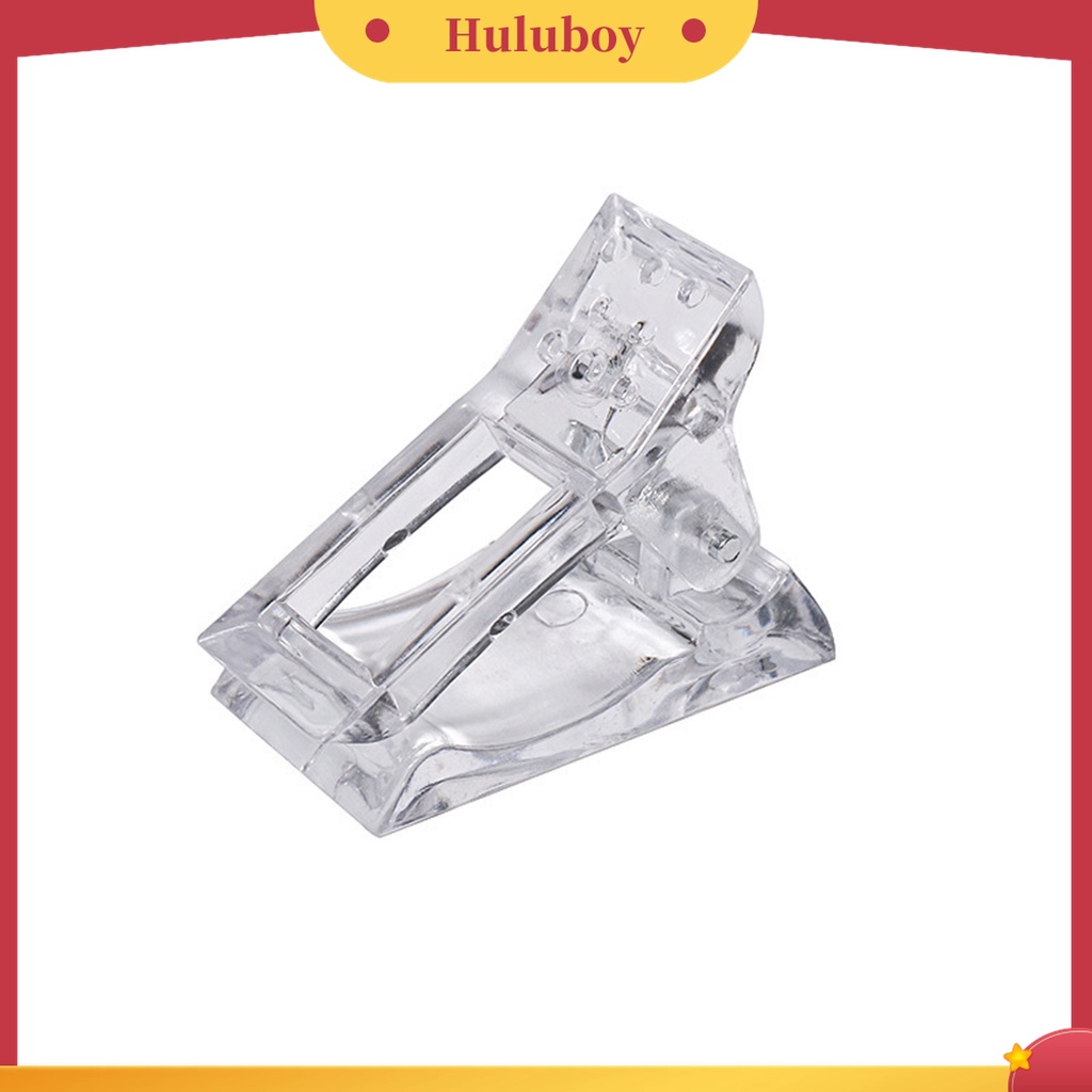 Huluboy Huluboy♡ 10pcs Klip Pembentuk Kuku Extension Bahan Resin Tahan Lama Untuk Pemula