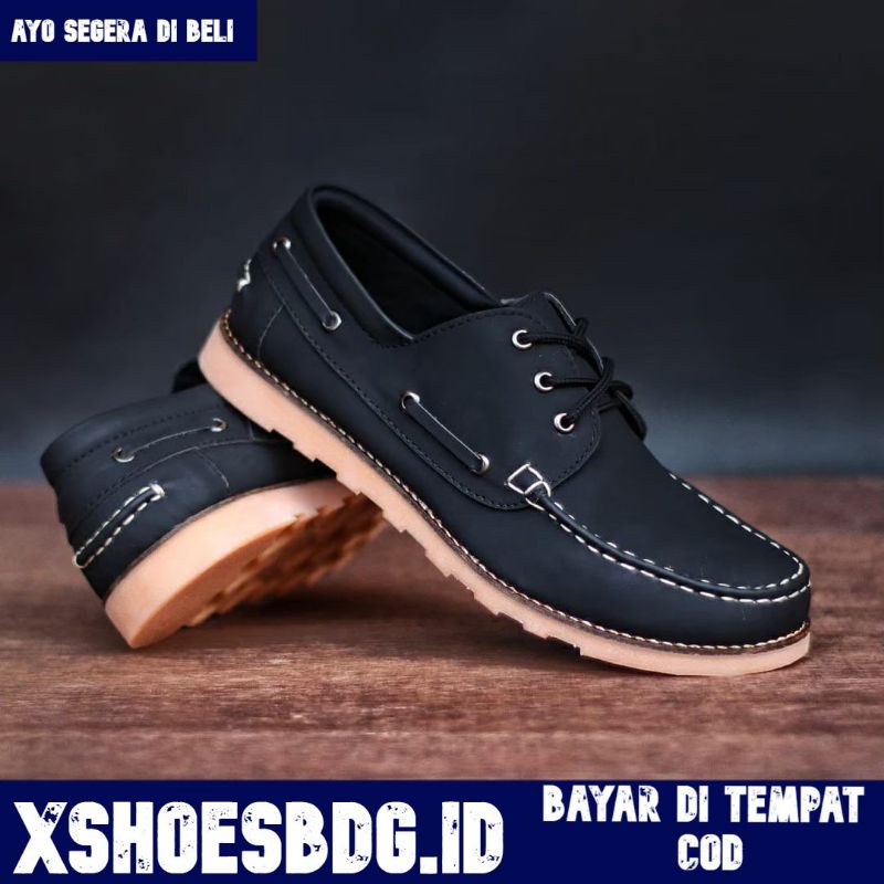 Sepatu Formal Pria Original Mr.Joe Nerson Sepatu Pantofel Kerja Santai Kondangan Main Hitam Trendy