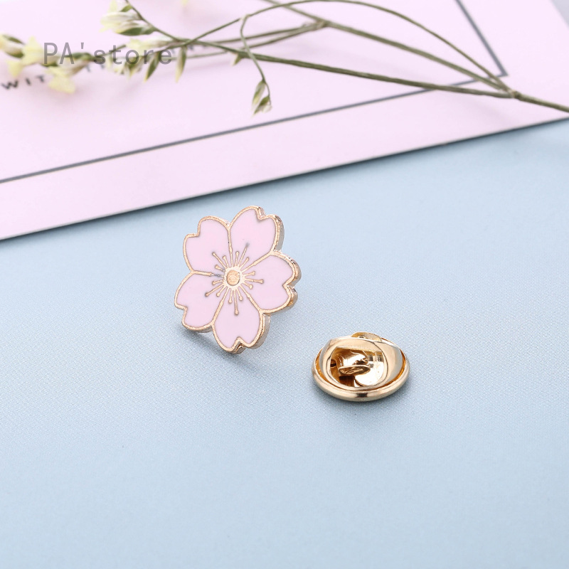 Pa Store Pin Bros Model Kartun Bunga Sakura Jepang Untuk