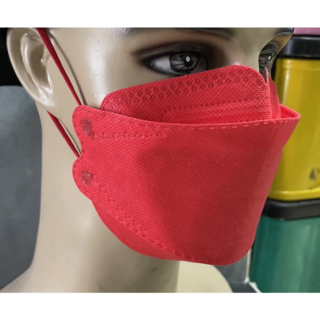 Masker Merah 77 - Masker HUT RI 77 - Masker Merah Putih KF94 HUT RI 77