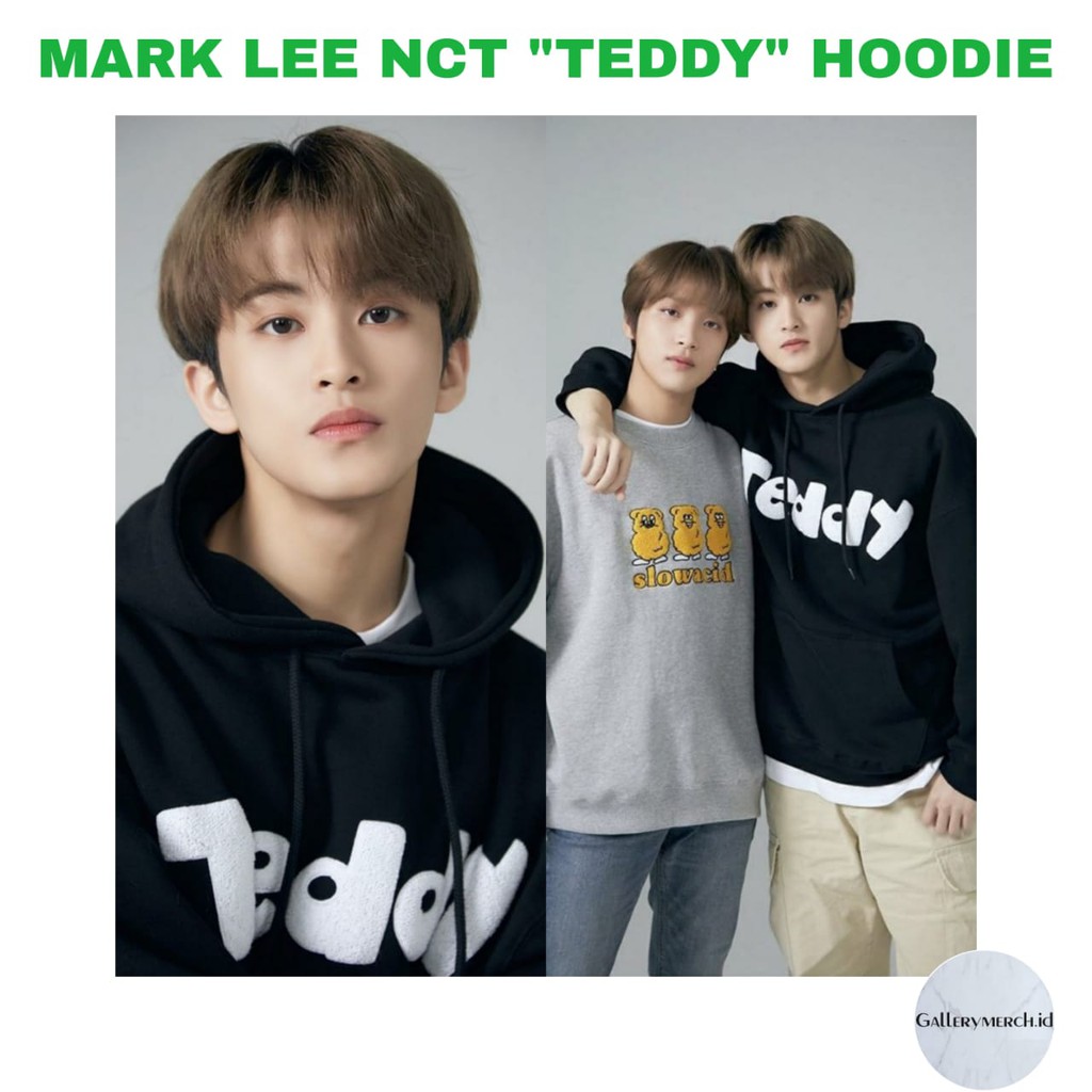 [READY STOCK] MARK LEE & JUNGWOO NCT “TEDDY” HOODIE