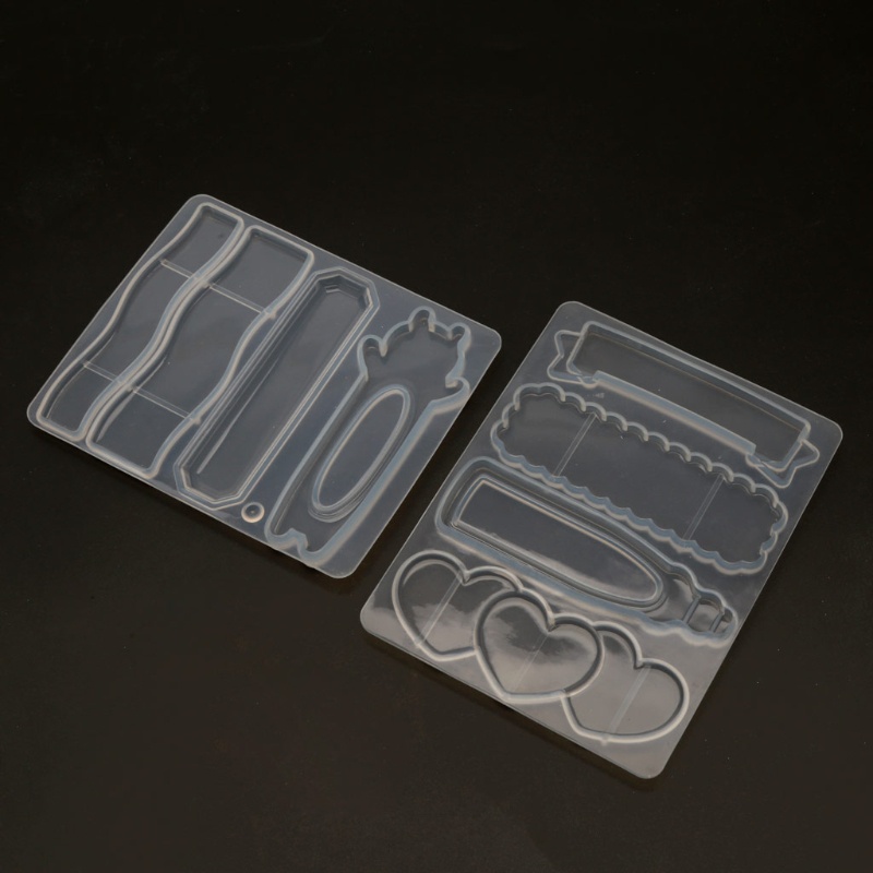 Siy Cetakan Resin Bentuk Beruanghati Bahan Silikon Untuk Jepit Rambut