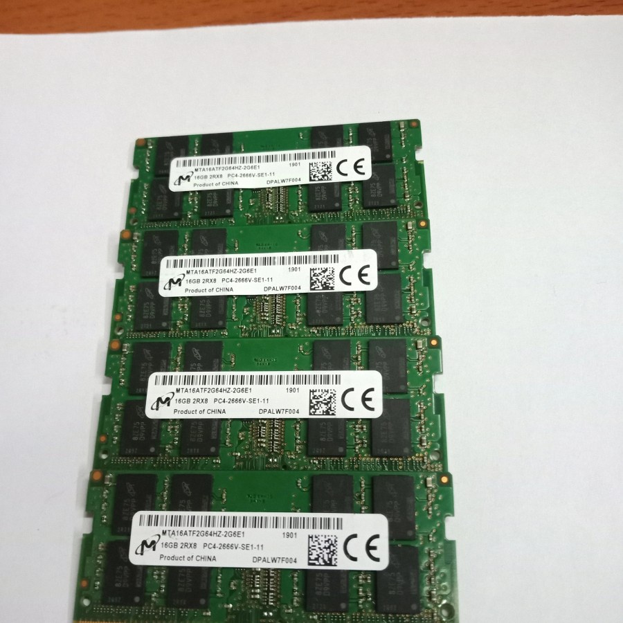 memory ram sodim laptop Mt-16gb pc4-2666v ddr4 sodimm/laptop khusus buat laptop