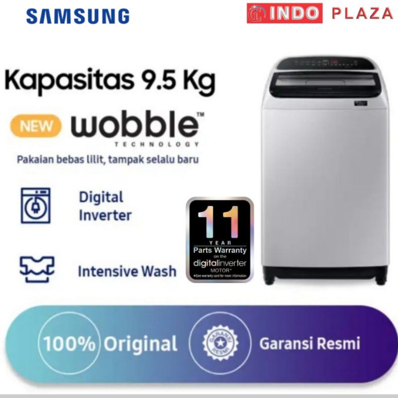 MESIN CUCI 1 TABUNG 9 KG - 9.5 KG INVERTER WOBBLE SAMSUNG WA95T5260BY