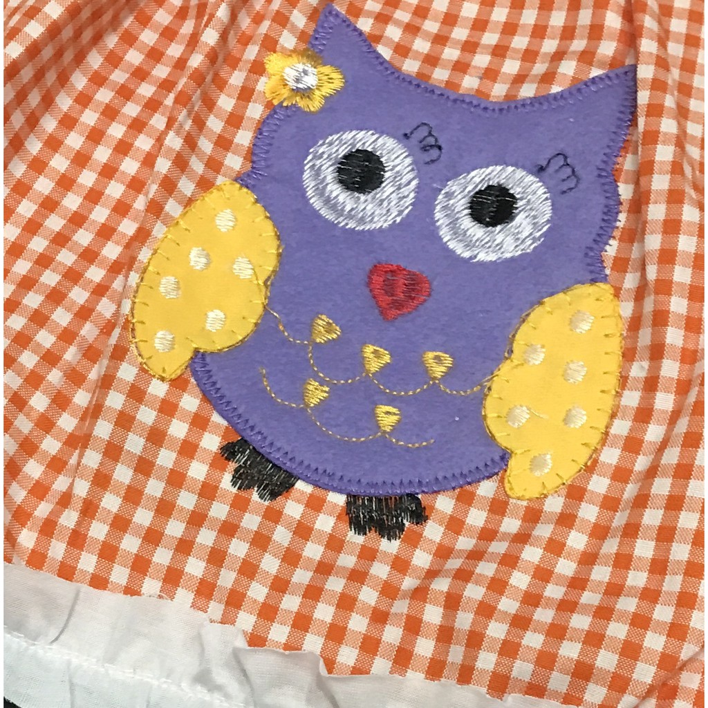 Babysmart - Baju bayi/Anak Perempuan Dress motif OWL TALENT usia 0 -12 bulan / Pakaian anak Cewek