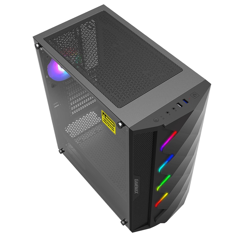 Gamemax Diamond COC PC Case with COC Turbo Fan Tempered Glass