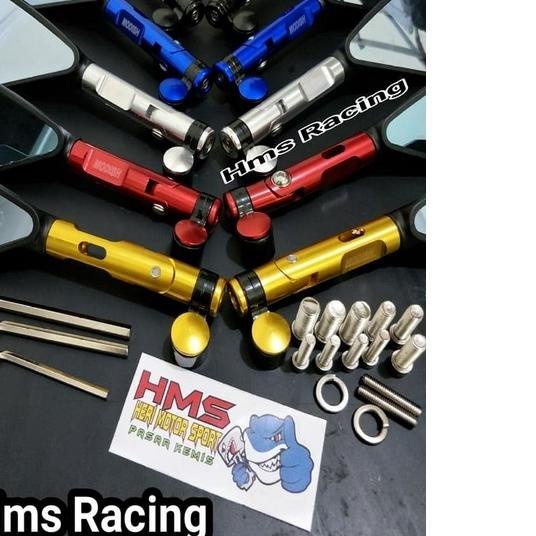 ☞ Spion Tomok Tiger, Rx King, Scorpio, Megapro, Satria Fu, Thunder, Klx - Silver ✥