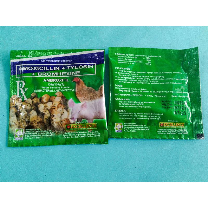 AMBROXITIL antibiotik obat unggas ayam bebek burung dara