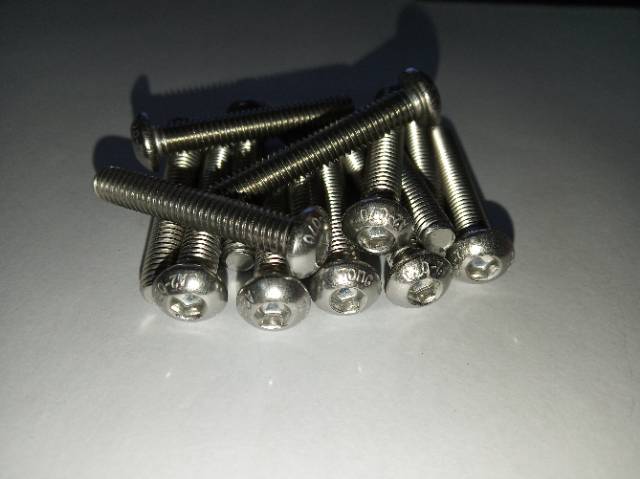 Button L M6 X 35 (3.5cm) stainless 304