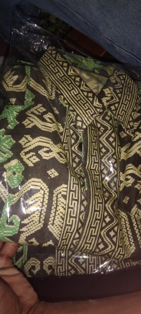 Bswart Batik Hrb026 Kenongo Hem Pendek Padi Pekalongan M L Xl Batik Pria Murah Modern Grosir