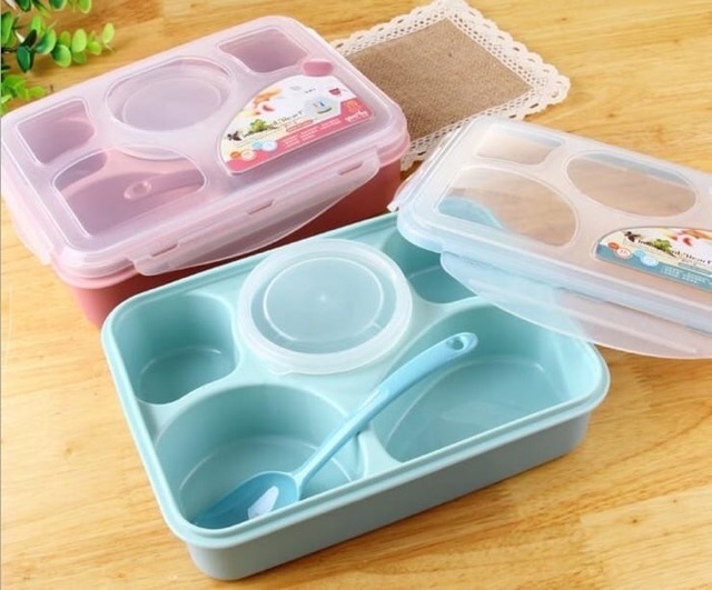 Kotak makan lunchbox lunch box yooyee 5 sekat bento