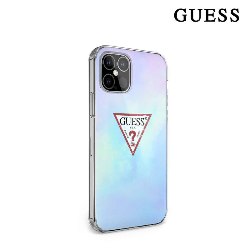 Guess Original Tie & Dye Transparent Purple - Case IPhone 12 / 12 Pro / 12 Pro Max