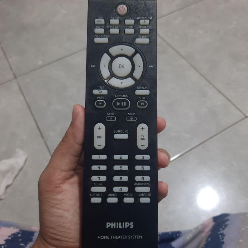 REMOTE REMOT HOME THEATER SYSTEM PHILIPS ORIGINAL ASLI