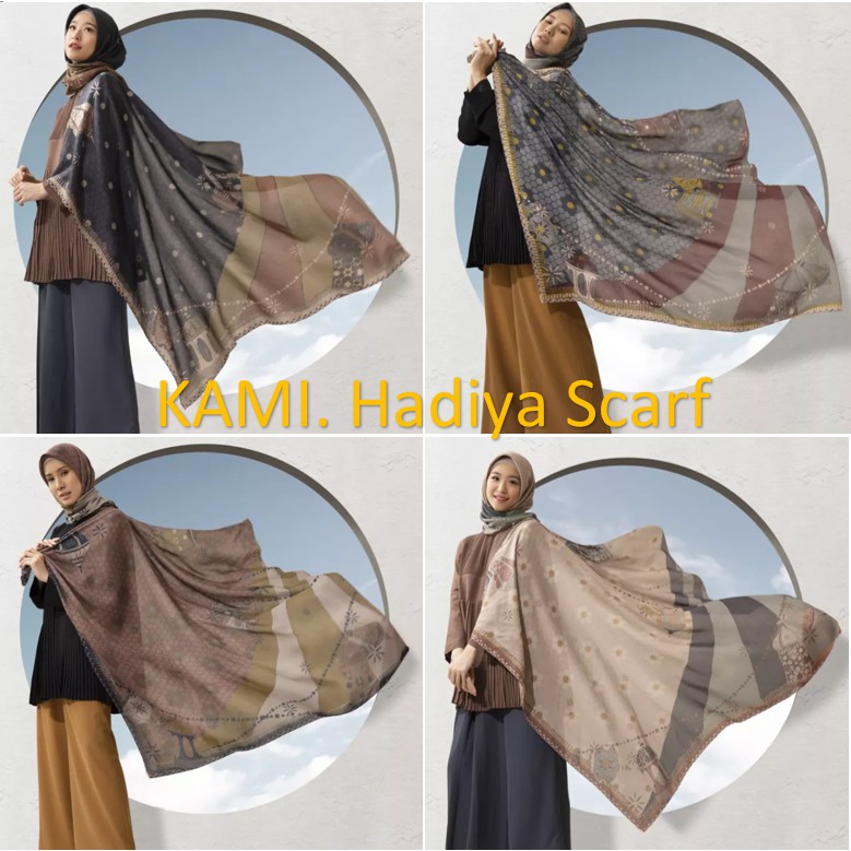 KAMI Hadiya Scarf Twilo 100% Original
