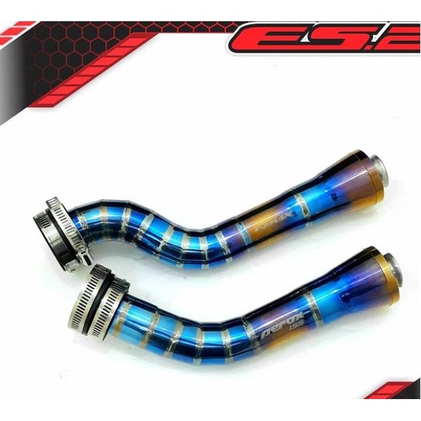 Pipa Filter Udara Velocity BPRO Racing ES.2 Blue Nmax Aerox 155 Old