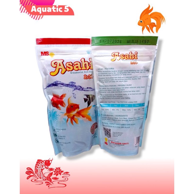 Makanan pellet ikan hias ASAHI 100GR