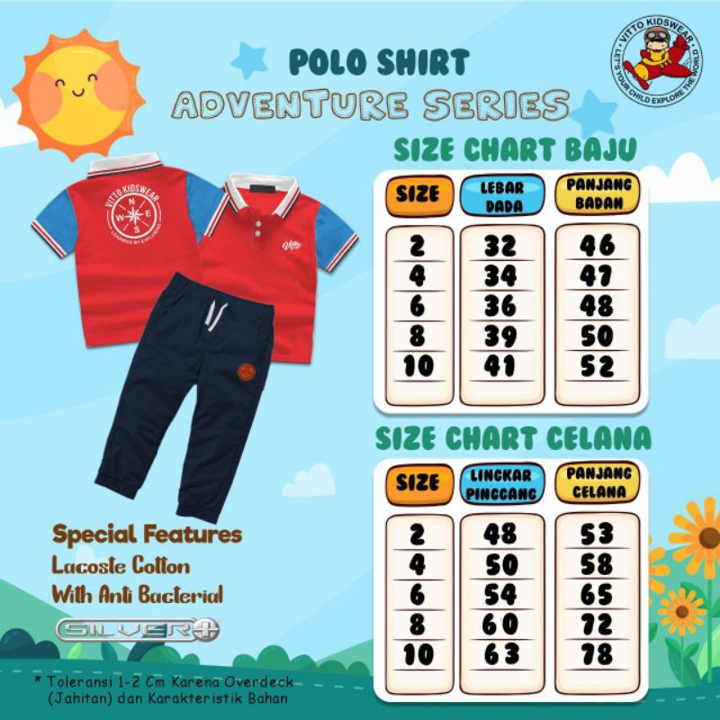 Setelan polo by vitto kidswear