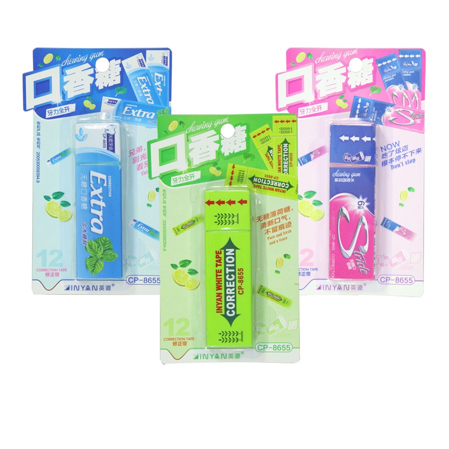

Tip ex kertas permen karet / Correction tape lucu CP 8655 10meter