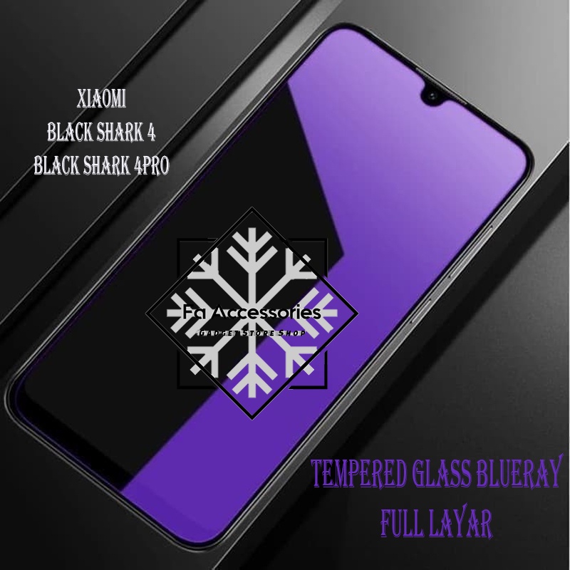 FA tempered Glass Bluray Anti Blue Light Full 10D 99D XIAOMI BLACK SHARK 4 4PRO PRO SCREEN GUARD