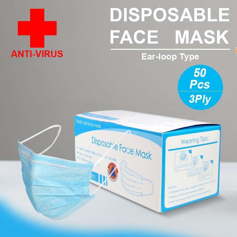 MASKER DISPOSABALE FACE MASK 3 PLAY MASKER NON MEDIS