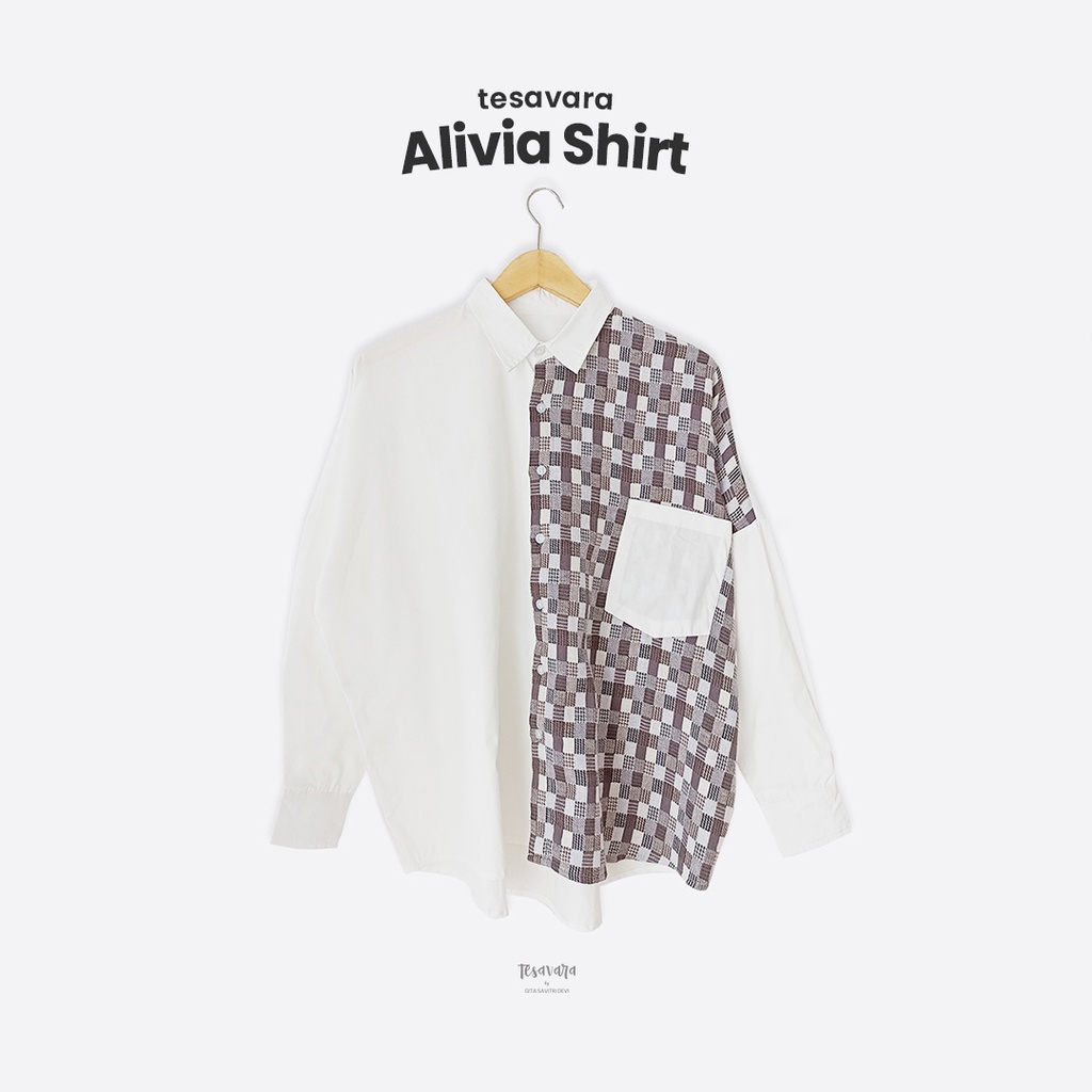 Minor Defect | Tesavara Alivia Shirt | Kemeja Flannel Mix Cotton Wanita