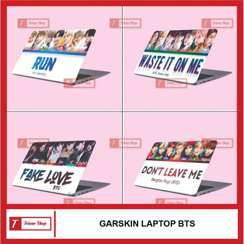 Stiker Laptop | Garskin Laptop | BTS+ Laminasi Tebal