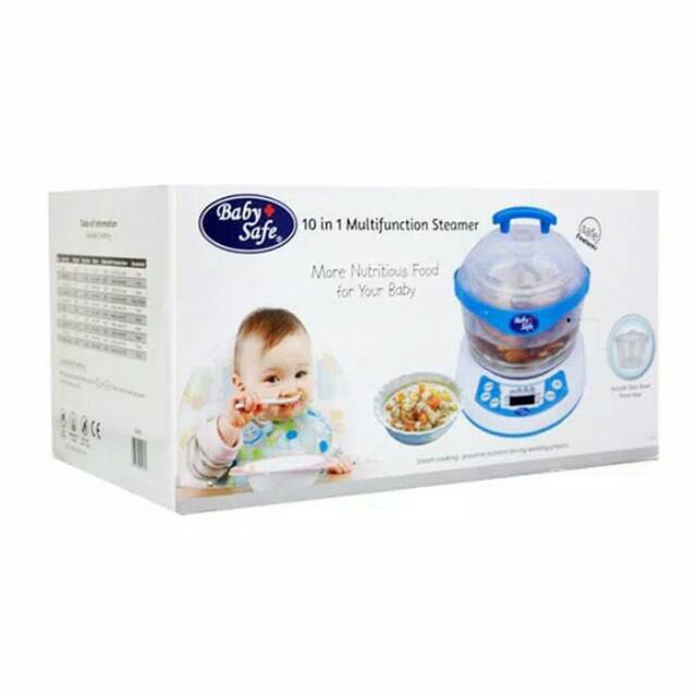 Babysafe 10in1 multifunction steamer /steamer multi fungsi  baby safe