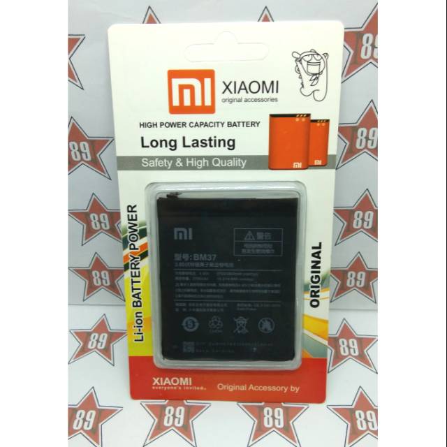 Battery batre Xiaomi BM37 soket