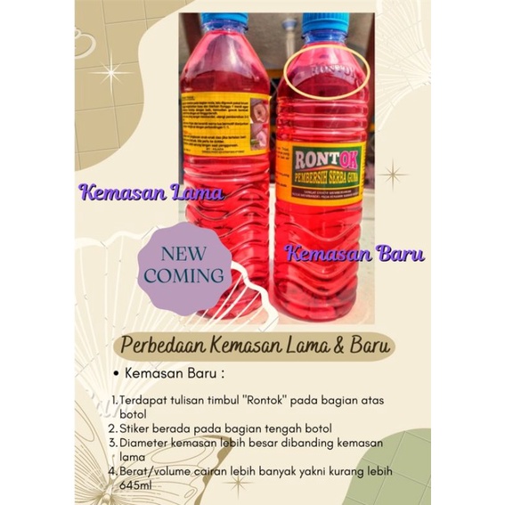 Rontok Pembersih Serbaguna 650ml