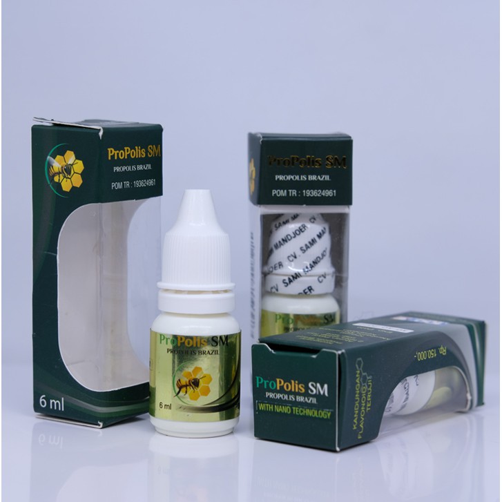 Obat Polip Hidung, Sinusitis, Hidung Tersumbat, Pilek Menahun - Obat Tetes Hidung Propolis SM - BPOM-4