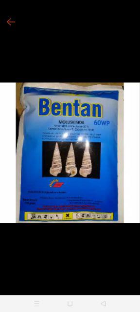 Bentan 60wp 100gr,racun Keong