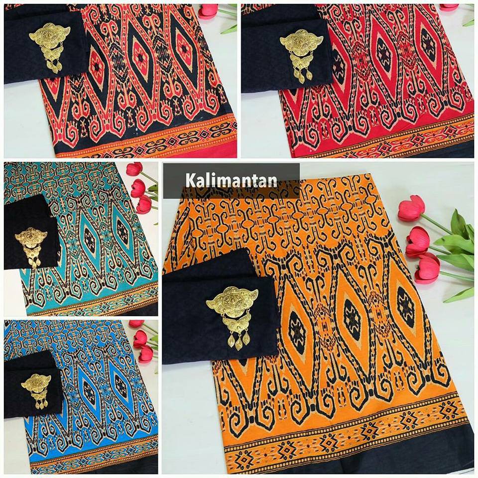 Kain Batik Songket Kalimantan dan Kain Embos