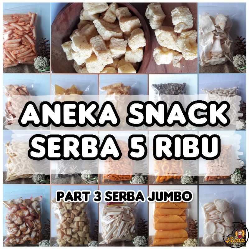 [PROMO] SNACK SERBA GOCENG / SERBA 5 RIBU / SERBA 5.000 / SNACK KILOAN MURAH / CAMILAN MURAH