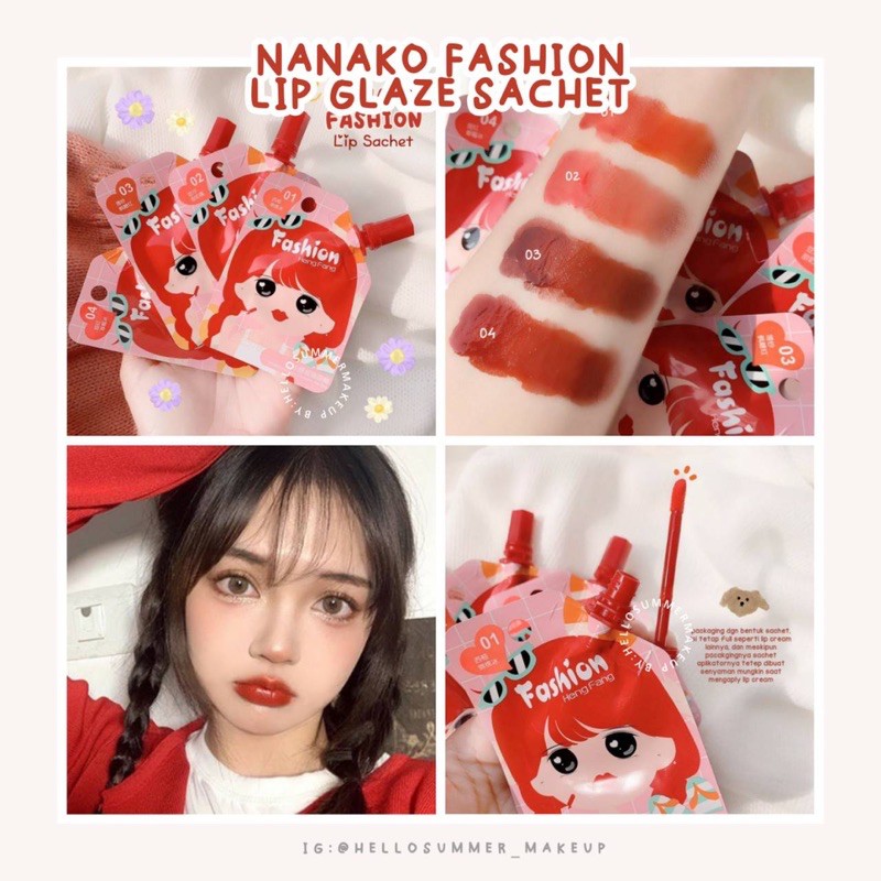 [ORI THAILAND] Hengfang Nanako Lip matte Sachet