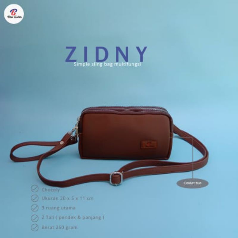 Sling Bag Zidny by Biru Tsabita, Tas Selempang