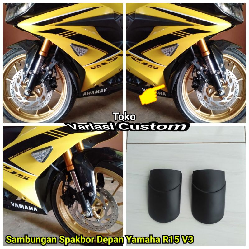 Sambungan Spakbor Sepakbor Depan R15 V3 Yamaha Aksesoris Variasi Custom