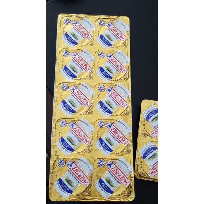 

ENAK Baby Butter Unsalted Elle & Vire 10gr. 10 pcs BANYAK RASA