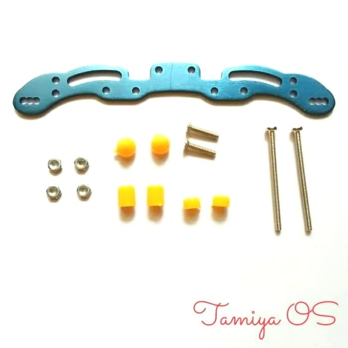 Aluminium Front Multi Roller Set for Mini 4WD - Bemper Tamiya